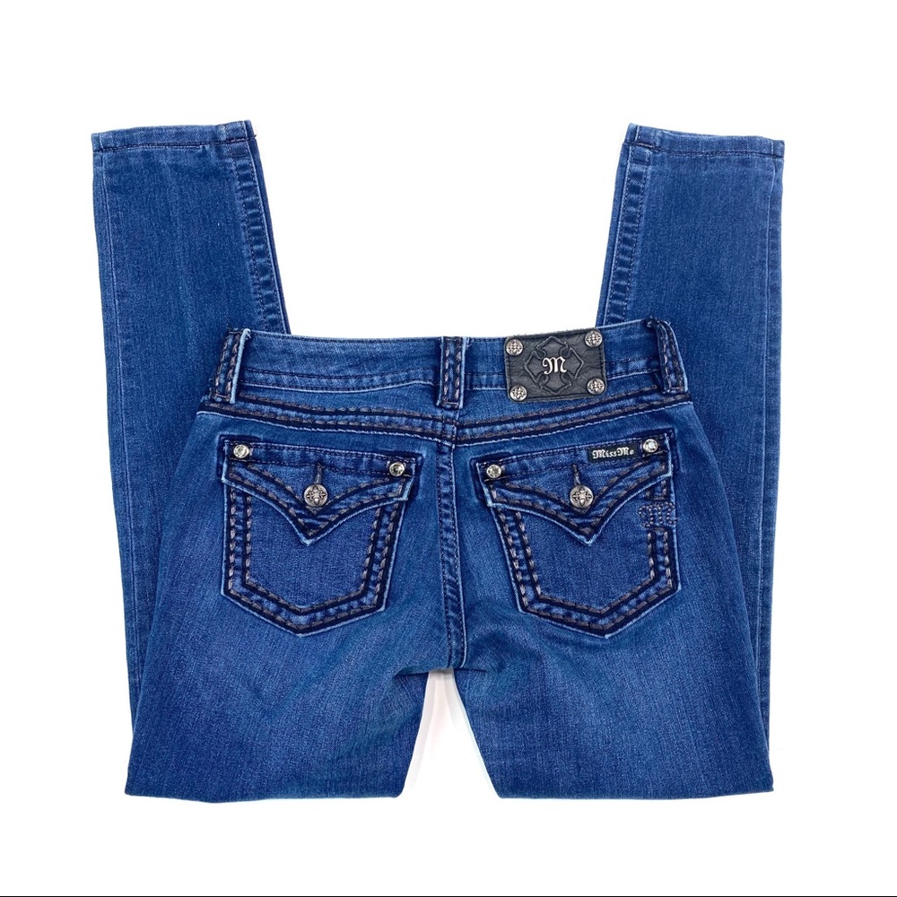 ALL JEANS DISCOUNTED!- Miss Me Women’s Signature Skinny Jeans - Picture 4 of 7